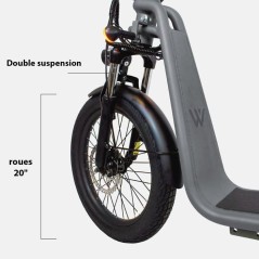 Trottinette électrique - WISPEED - WIMOB Plus - Gris