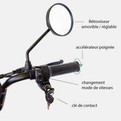 Trottinette électrique - WISPEED - WIMOB Plus - Gris