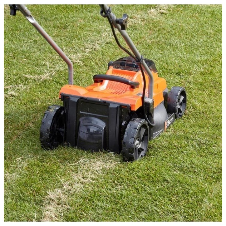 Tondeuse électrique sans fil - BLACK&DECKER - BCMW3318N-XJ - 18V - 33cm de coupe - Sans batterie Tondeuse électrique sans fil - BLACK&DECKER - BCMW3318N-XJ - 18V - 33cm de coupe - Sans batterie