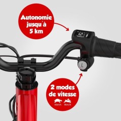 Trottinette électrique enfant - WISPEED - WIKIDS - Rouge