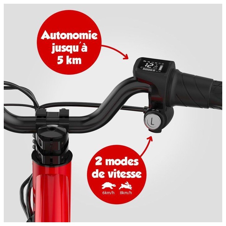 Trottinette électrique enfant - WISPEED - WIKIDS - Rouge Trottinette électrique enfant - WISPEED - WIKIDS - Rouge
