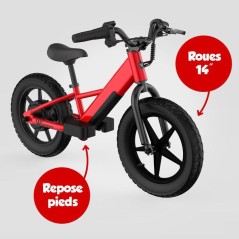Trottinette électrique enfant - WISPEED - WIKIDS - Rouge