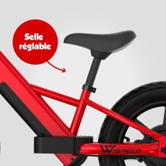 Trottinette électrique enfant - WISPEED - WIKIDS - Rouge