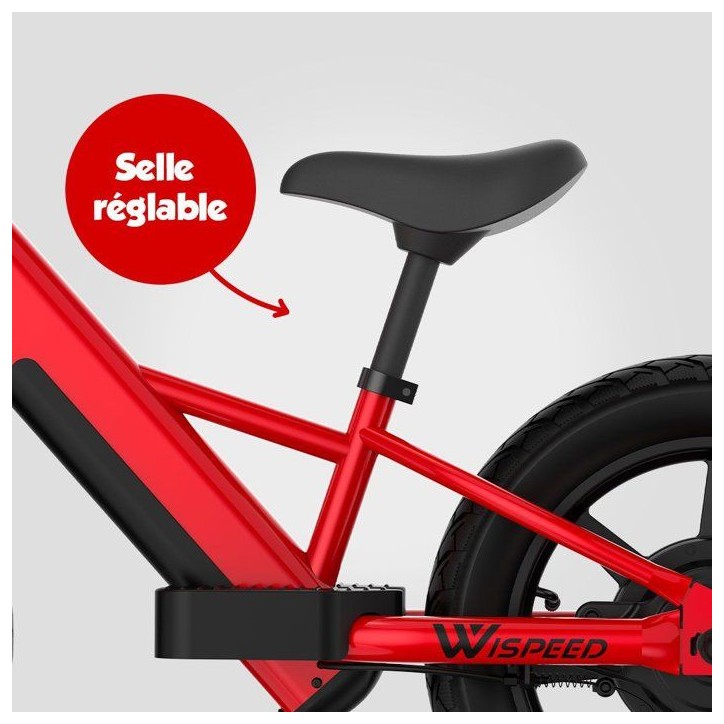 Trottinette électrique enfant - WISPEED - WIKIDS - Rouge Trottinette électrique enfant - WISPEED - WIKIDS - Rouge
