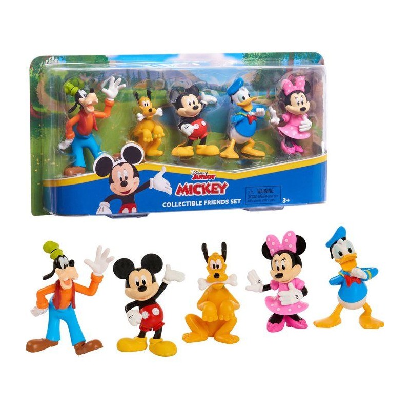 Coffret 5 figurines - DISNEY - Mickey - Non articulées - 7,6 cm - Des