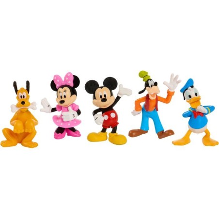 Coffret 5 figurines - DISNEY - Mickey - Non articulées - 7,6 cm - Des 3 ans