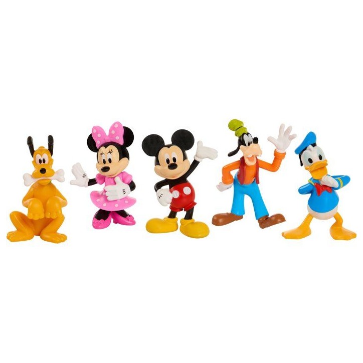 Coffret 5 figurines - DISNEY - Mickey - Non articulées - 7,6 cm - Des 3 ans Coffret 5 figurines - DISNEY - Mickey - Non articulées - 7,6 cm - Des 3 ans