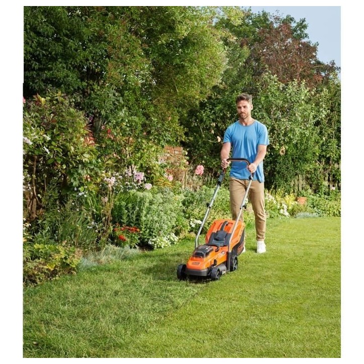 Tondeuse électrique sans fil - BLACK&DECKER - BCMW3318N-XJ - 18V - 33cm de coupe - Sans batterie Tondeuse électrique sans fil - BLACK&DECKER - BCMW3318N-XJ - 18V - 33cm de coupe - Sans batterie