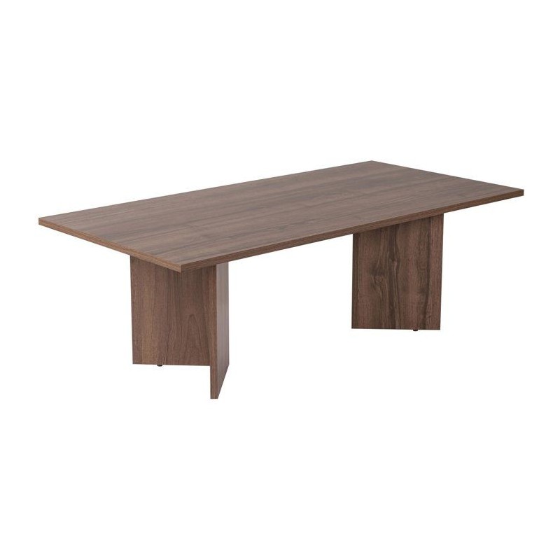 Table basse - SABIN - Venezia Walnut - Rectangulaire - Panneaux mélam