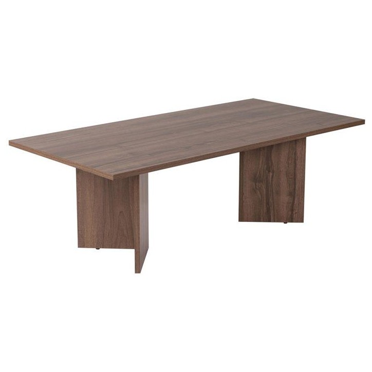 Table basse - SABIN - Venezia Walnut - Rectangulaire - Panneaux mélaminés - Noyer Venezia - Style moderne - Sur pieds - 119x60 Table basse - SABIN - Venezia Walnut - Rectangulaire - Panneaux mélaminés - Noyer Venezia - Style moderne - Sur pieds - 119x60