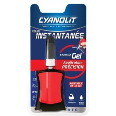 Colle instantanée - CYANOLIT - EXTRA FORTE PRECISION - 4 g - Formule