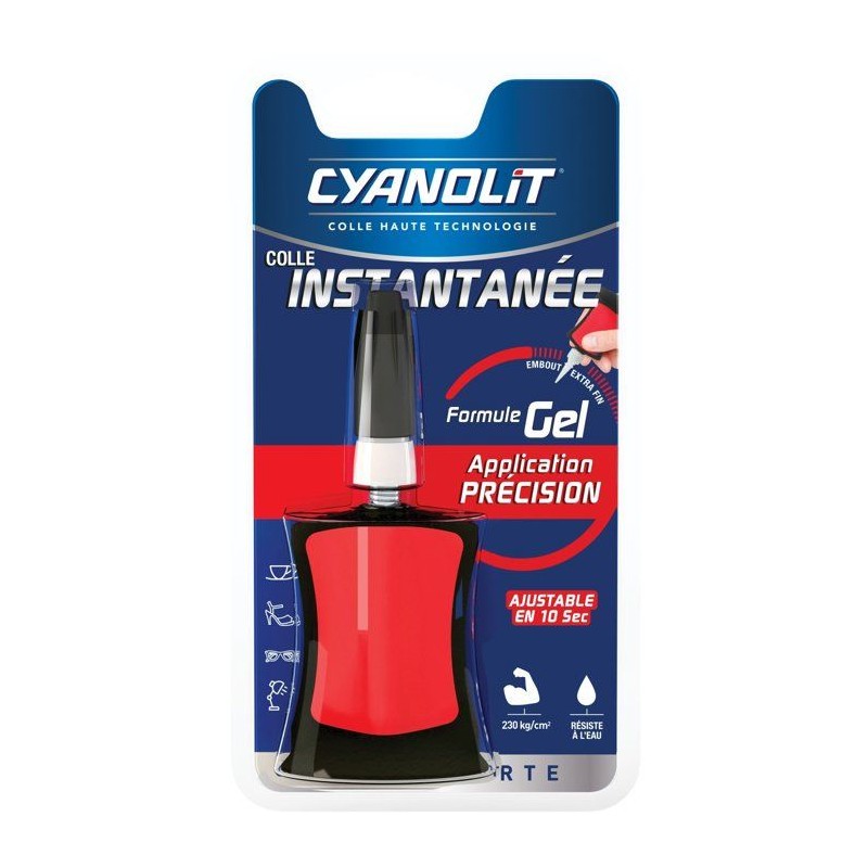 Colle instantanée - CYANOLIT - EXTRA FORTE PRECISION - 4 g - Formule