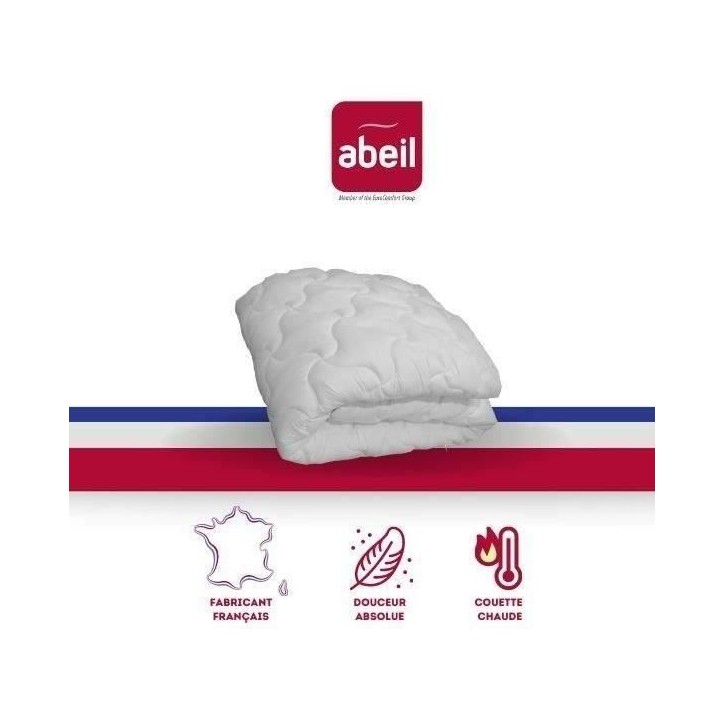 ABEIL Couette chaude Douceur Absolue 220x240 cm blanc ABEIL Couette chaude Douceur Absolue 220x240 cm blanc