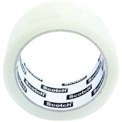 3M SCOTCH Ruban adhésif d'emballage - 66 m x 48 mm - Transparent