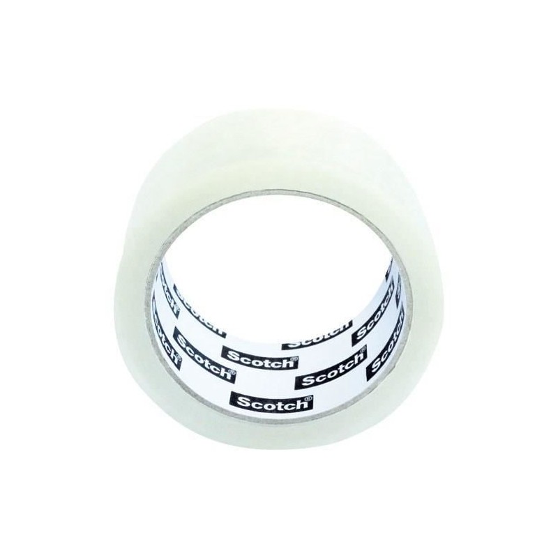 3M SCOTCH Ruban adhésif d'emballage - 66 m x 48 mm - Transparent