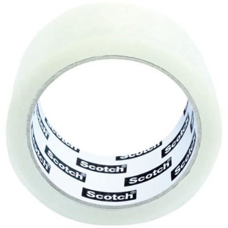 3M SCOTCH Ruban adhésif d'emballage - 66 m x 48 mm - Transparent
