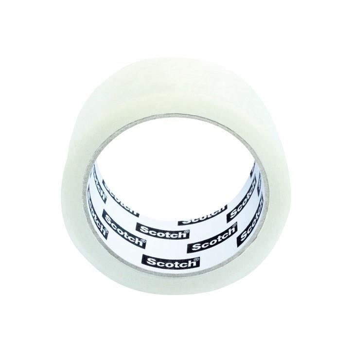 3M SCOTCH Ruban adhésif d'emballage - 66 m x 48 mm - Transparent 3M SCOTCH Ruban adhésif d'emballage - 66 m x 48 mm - Transparent