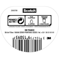 3M Ruban d'adhésif d'emballage kraft - 50mx48mm