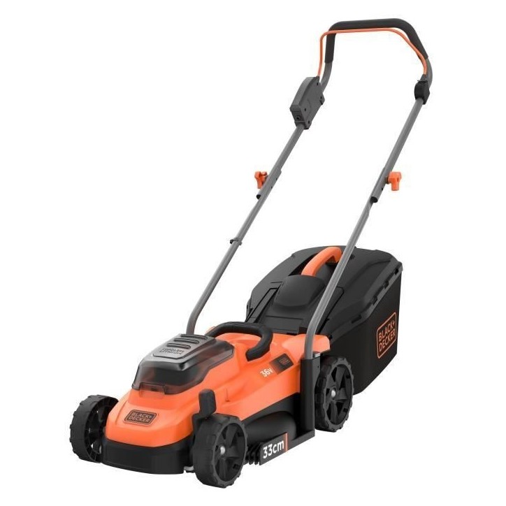 Tondeuse électrique sans fil + batterie 2,5Ah + chargeur - BLACK&DECKER - BCMW3336L1-QW - 36V - 33cm de coupe Tondeuse électrique sans fil + batterie 2,5Ah + chargeur - BLACK&DECKER - BCMW3336L1-QW - 36V - 33cm de coupe