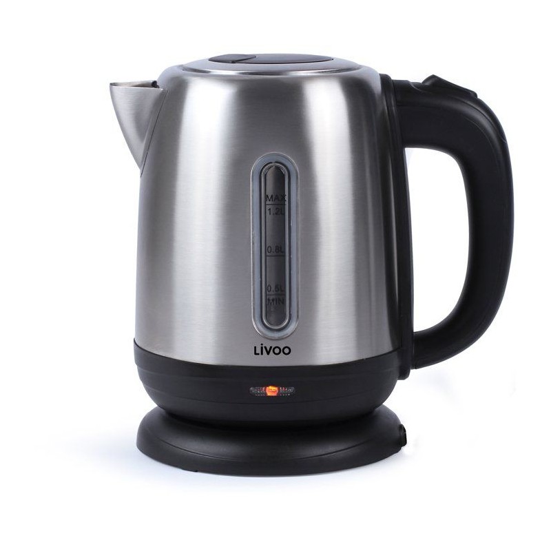 Bouilloire - LIVOO - DOD182 - 1630 W - 1,2 L - Socle 360° - Gris