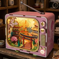 Book Nook - Kit DIY a construire Maquette 3D Serre Livre - TV Fuji - 1