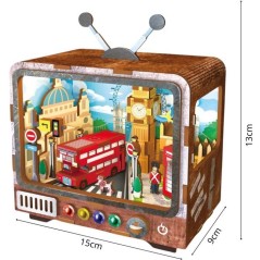 Book Nook - Kit DIY a construire Maquette 3D Serre Livre - TV Londres