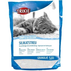 TRIXIE Litiere silicate - Simple'n'Clean - 5 l