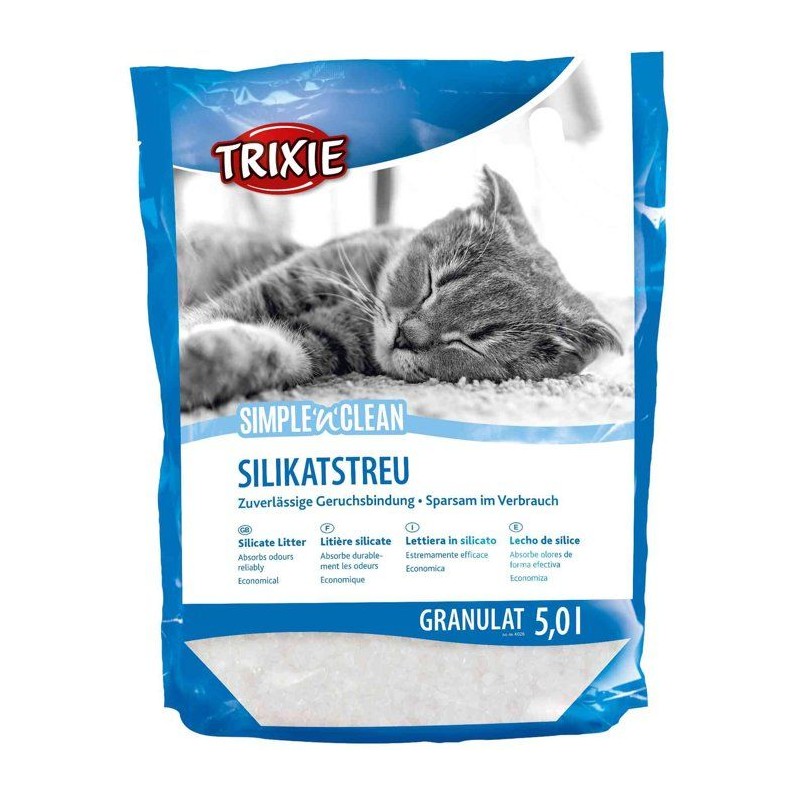 TRIXIE Litiere silicate - Simple'n'Clean - 5 l