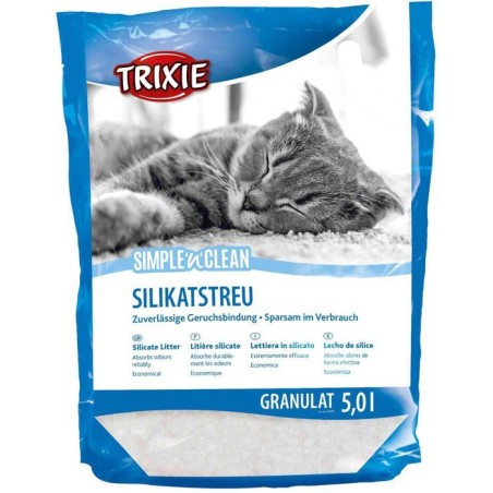 TRIXIE Litiere silicate - Simple'n'Clean - 5 l