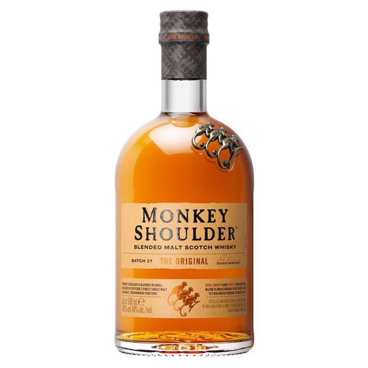 Monkey Shoulder - Blended Malt Scotch Whisky - 40,0% Vol. - 50cl