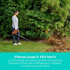 Aspirateur souffleur broyeur filaire BLACK+DECKER - BEBLV300-QS - 3000