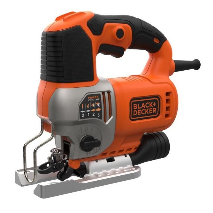 Scie sauteuse filaire BLACK + DECKER BES610K - 650W - 3100 trs/min - Fonction pendulaire réglable