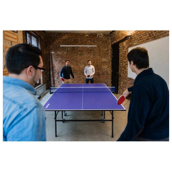Table de tennis de table - Intérieure - DYNAMIC - 15 mm - Pliable - Pieds réglables - 274 x 152,5 x 76 cm