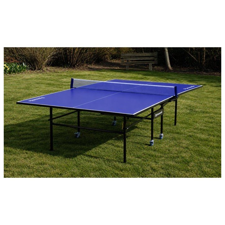 Table de tennis de table - Intérieure - DYNAMIC - 15 mm - Pliable - Pieds réglables - 274 x 152,5 x 76 cm