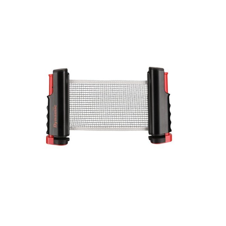 Set mini table de tennis de table DYNAMIC - Table pliable + filet extensible + 2 raquettes + 3 balles