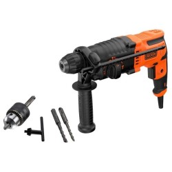 Perforateur filaire - BLACK+DECKER - BEHS01-QS - 650W - avec 2 forets