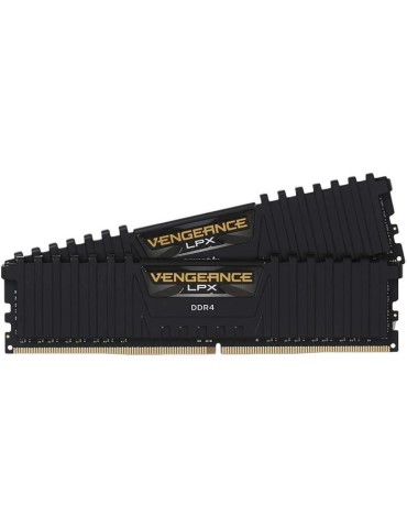 Mémoire RAM - CORSAIR - Vengeance DDR4 - 16GB 2x8GB DIMM - 3200 MHz - 1.35V - Noir (CMK16GX4M2Z3200C)