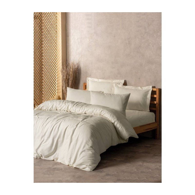 Parure de lit - 1 housse de couette 140 x 200cm + 1 taies d'oreiller 6