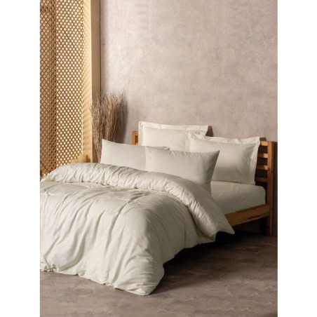 Parure de lit - 1 housse de couette 140 x 200cm + 1 taies d'oreiller 6