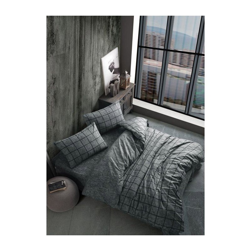 Parure de lit - 1 housse de couette 240 x 220 cm + 2 taies d'oreiller