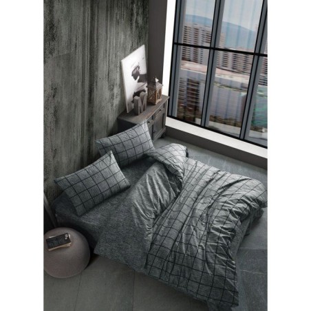 Parure de lit - 1 housse de couette 240 x 220 cm + 2 taies d'oreiller