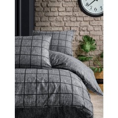 Parure de lit - 1 housse de couette 140 x 200 cm + 1 taie d'oreiller 6