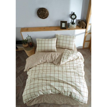 Parure de lit - 1 housse de couette 140 x 200 cm + 1 taie d'oreiller 6