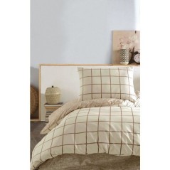 Parure de lit - 1 housse de couette 140 x 200 cm + 1 taie d'oreiller 6