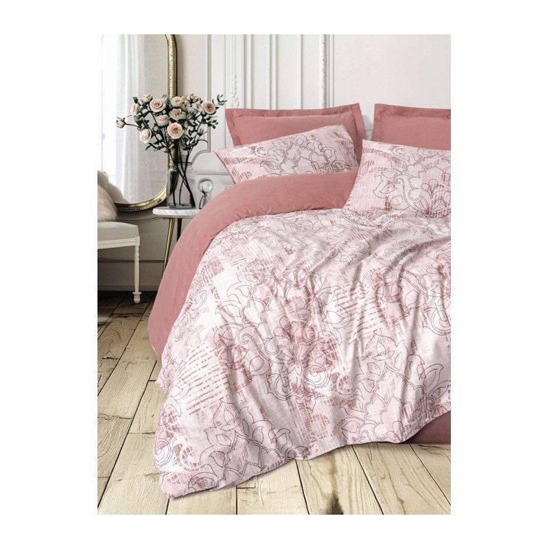 Parure de lit - 1 housse de couette 140 x 200 cm + 1 taie d'oreiller 6