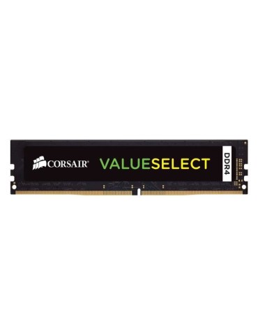 Mémoire RAM - CORSAIR - Value Select DDR4 - 4GB 1x4GB DIMM - 2400 MHz - 1.20V - Noir (CMK16GX4M2A2666C)