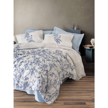 Parure de lit - 1 housse de couette 140 x 200 cm + 1 taie d'oreiller 6