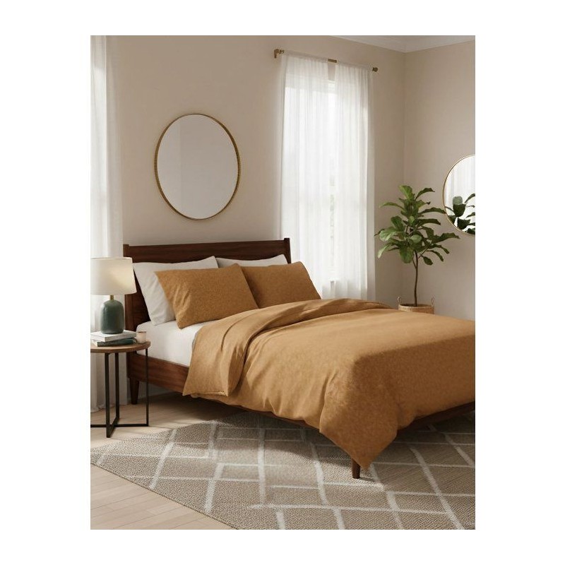 Parure de lit - 1 housse de couette 140 x 200 cm + 1 taie d'oreiller 6