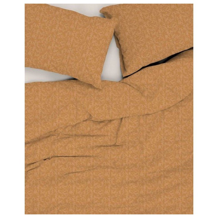 Parure de lit King Size - 1 housse de couette 240 x 220 cm + 2 taies d'oreiller 60 x 60 cm - Satin - Moutarde Parure de lit King Size - 1 housse de couette 240 x 220 cm + 2 taies d'oreiller 60 x 60 cm - Satin - Moutarde