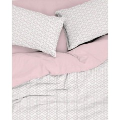 Parure de lit - 1 housse de couette 140 x 200 cm + 1 taie d'oreiller 6